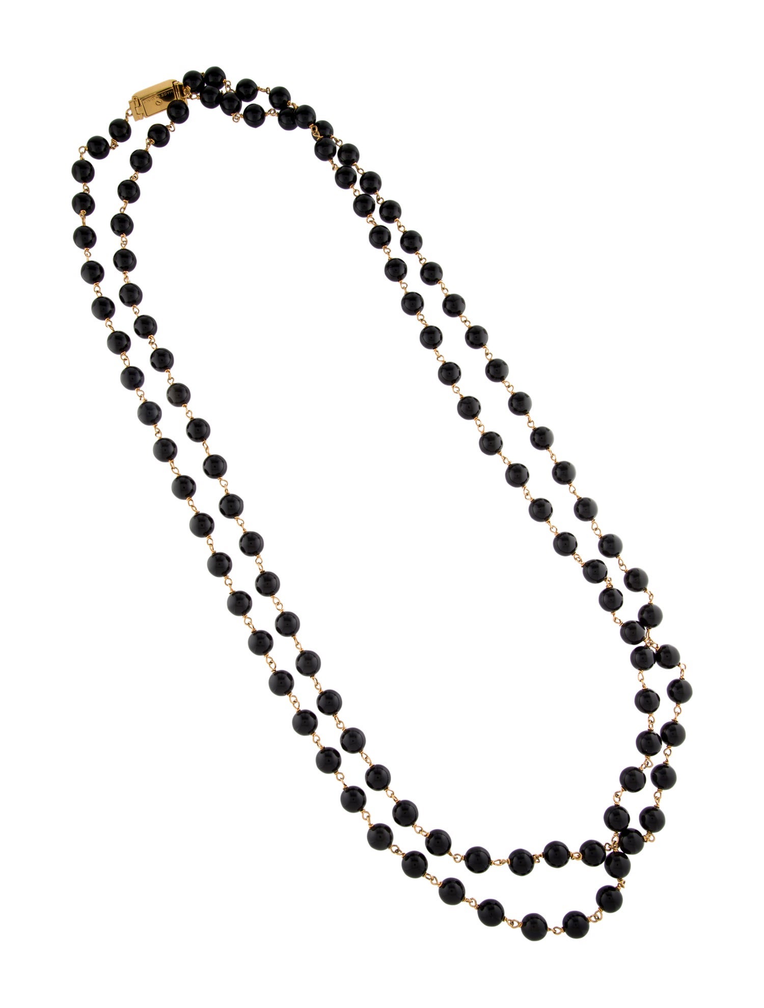 Prada Double Strand Beaded Necklace
